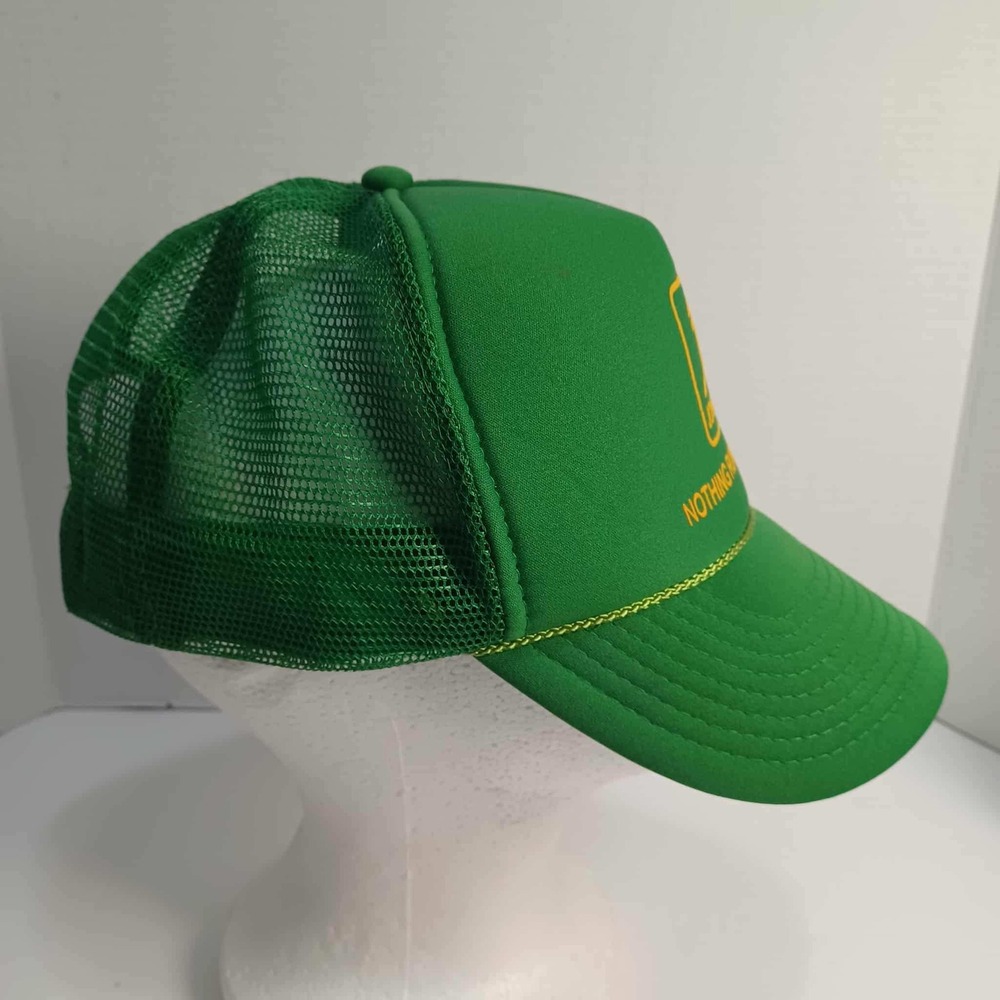 Vintage John Deere Trucker‎ Hat Green Yellow Nothing Runs Like A Deere - Picture 4 of 7